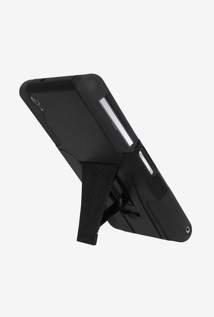 Amzer Dual Layer Hybrid KickStand Case Black for Xperia Z2 Amzer Dual Layer Hybrid KickStand Case Black for Xperia Z2