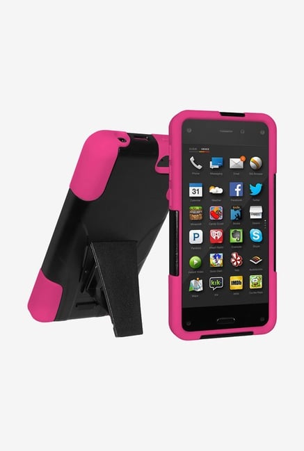 Amzer Dual Layer Case Black & Hot Pink for Amazon Fire Phone Amzer Dual Layer Case Black & Hot Pink for Amazon Fire Phone