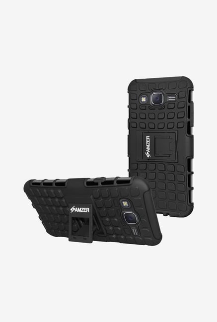 Amzer Hybrid Warrior Case Black for Samsung J5 Amzer Hybrid Warrior Case Black for Samsung J5