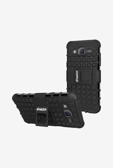 Amzer Hybrid Warrior Case Black for Samsung J7 Amzer Hybrid Warrior Case Black for Samsung J7