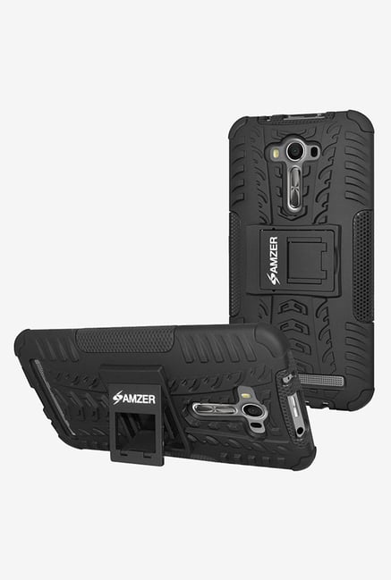 Amzer Hybrid Warrior Case Black for Zenfone 2 Laser Amzer Hybrid Warrior Case Black for Zenfone 2 Laser