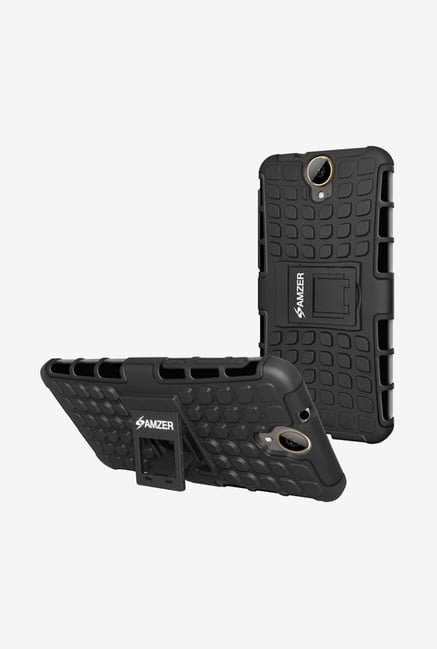 Amzer Hybrid Warrior Case Black for HTC One E9+ Amzer Hybrid Warrior Case Black for HTC One E9+