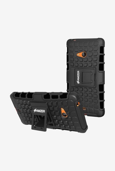 Amzer Hybrid Warrior Case Black for Lumia 540 Amzer Hybrid Warrior Case Black for Lumia 540