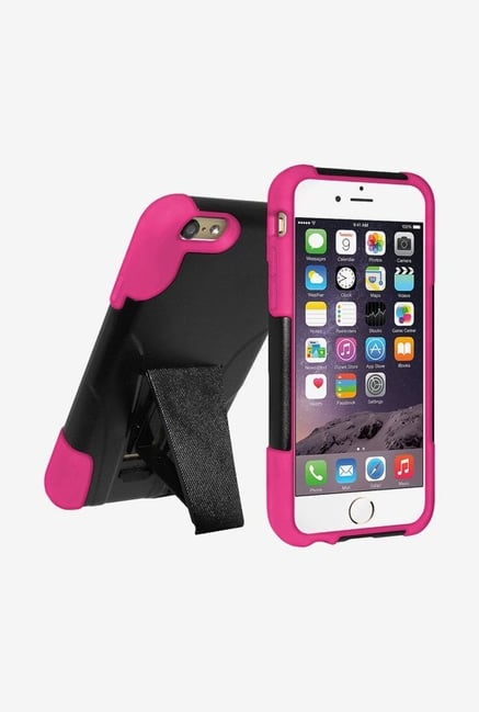 Amzer Dual Layer Hybrid Case Black & Hot Pink for iPhone 6 Amzer Dual Layer Hybrid Case Black & Hot Pink for iPhone 6