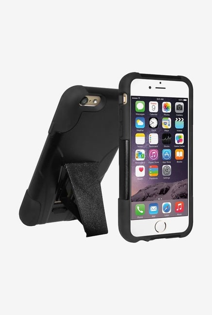 Amzer Dual Layer Hybrid KickStand Case Black for iPhone 6+ Amzer Dual Layer Hybrid KickStand Case Black for iPhone 6+