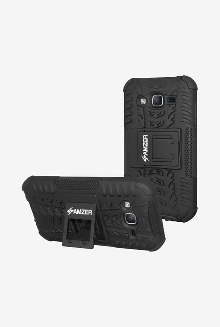 Amzer Hybrid Warrior Case Black for Samsung On5 Amzer Hybrid Warrior Case Black for Samsung On5