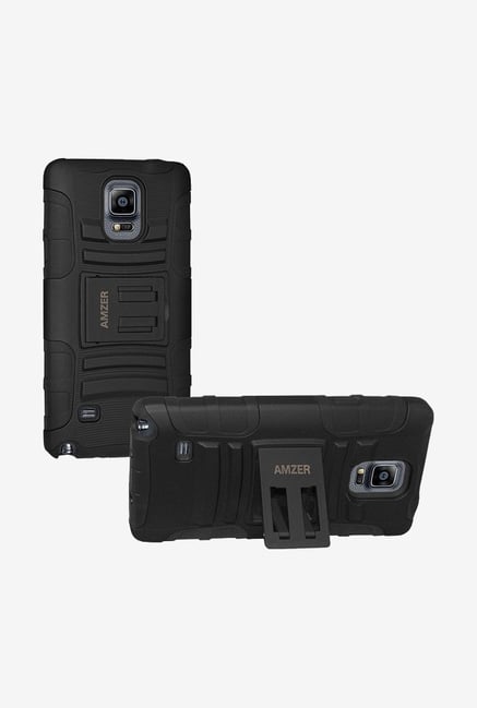 Amzer Hybrid Kickstand Case Black for Samsung Note 4 Amzer Hybrid Kickstand Case Black for Samsung Note 4