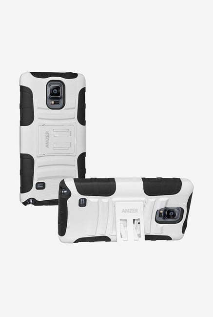 Amzer Hybrid Kickstand Case Black & White for Samsung Note 4 Amzer Hybrid Kickstand Case Black & White for Samsung Note 4