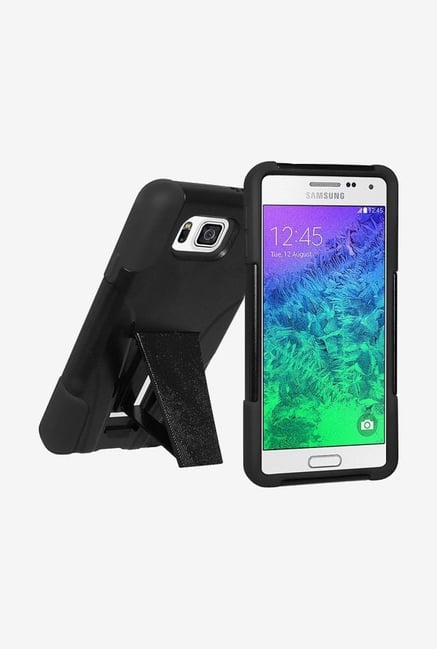 Amzer Dual Layer Hybrid Case Black for Samsung Alpha Amzer Dual Layer Hybrid Case Black for Samsung Alpha
