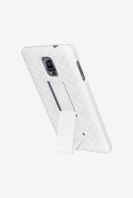 Amzer Snap On Case with Kickstand White for Samsung Note 4 Amzer Snap On Case with Kickstand White for Samsung Note 4