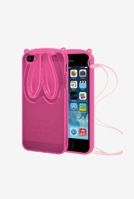 Amzer TPU Case With Rabbit Ears Pink for iPhone 5 Amzer TPU Case With Rabbit Ears Pink for iPhone 5
