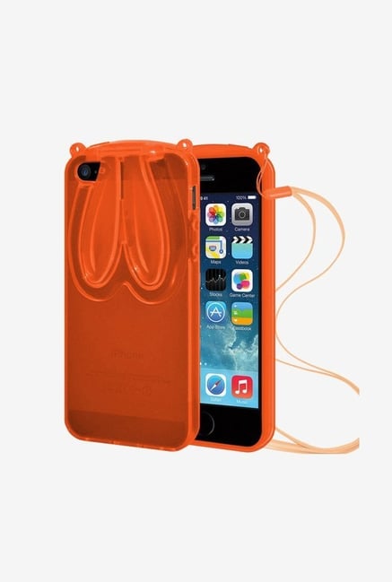 Amzer TPU Case With Rabbit Ears Orange for iPhone 5 Amzer TPU Case With Rabbit Ears Orange for iPhone 5