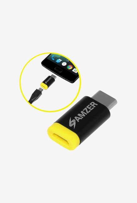 Amzer Micro USB to Type-C Adapter Black Amzer Micro USB to Type-C Adapter Black