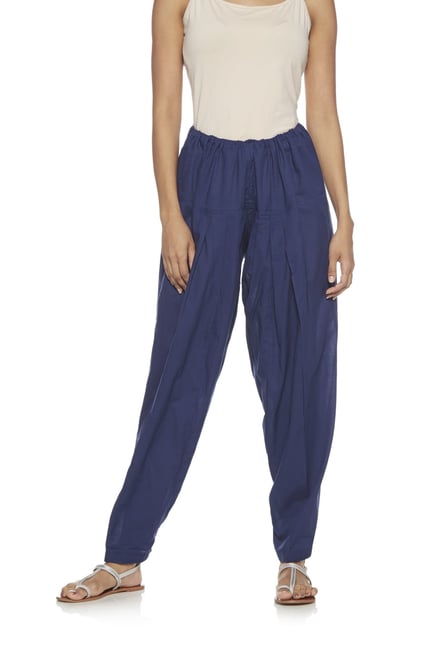 Utsa Navy Solid Salwar Utsa Navy Solid Salwar