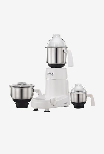 Preethi Chef Pro MG128 750W Mixer Grinder White Preethi Chef Pro MG128 750W Mixer Grinder White