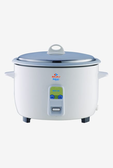 Bajaj Majesty 4.2 L RCX 42 Rice Cooker White Bajaj Majesty 4.2 L RCX 42 Rice Cooker White
