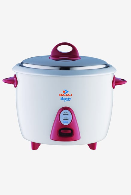 Bajaj Majesty 1.5 L RCX 3 Rice Cooker White Bajaj Majesty 1.5 L RCX 3 Rice Cooker White