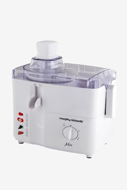 Morphy Richards Max 450 W Juice Extractor White Morphy Richards Max 450 W Juice Extractor White