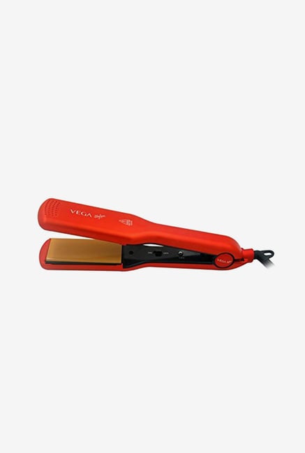 Vega Ruby Flat VHSH-08 Hair Straightener Red Vega Ruby Flat VHSH-08 Hair Straightener Red