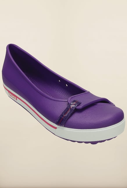 Crocs Crocband Neon Purple and Candy Pink Ballerina Crocs Crocband Neon Purple and Candy Pink Ballerina