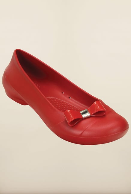 Crocs Gianna Bow Red Ballerina Crocs Gianna Bow Red Ballerina