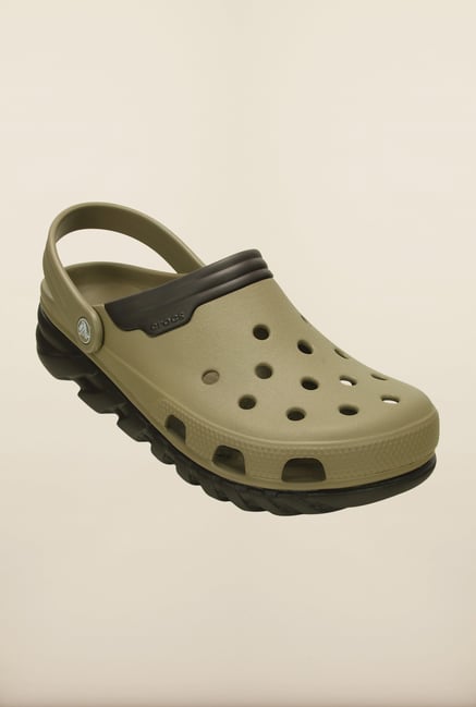 Crocs Duet Max Khaki & Espresso Clogs Crocs Duet Max Khaki & Espresso Clogs