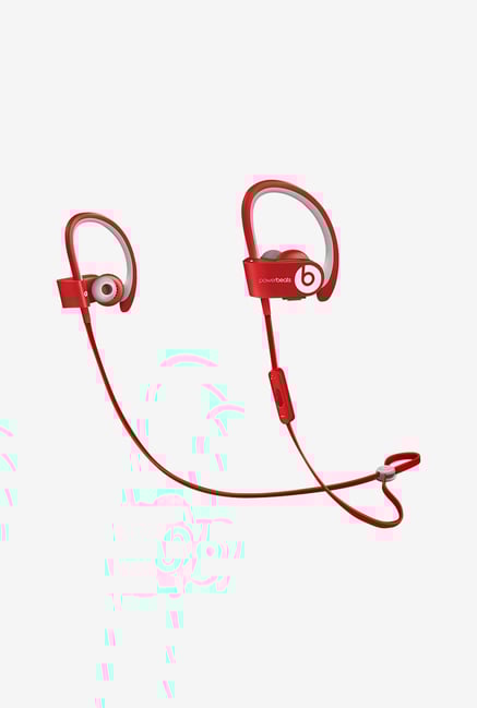 Beats by Dr.Dre PowerBeats2 MHBF2ZM/A In Ear Headphone Red Beats by Dr.Dre PowerBeats2 MHBF2ZM/A In Ear Headphone Red