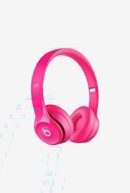 Beats by Dr.Dre Solo2 MHBH2ZM/A On Ear Headphone Pink Beats by Dr.Dre Solo2 MHBH2ZM/A On Ear Headphone Pink