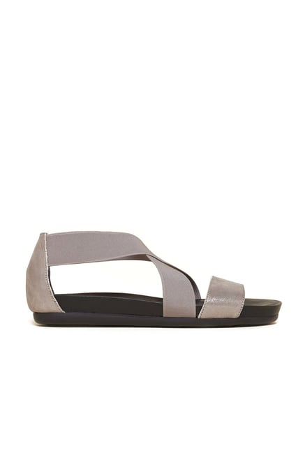 Aerosoles Grey Cross Strap Sandals Aerosoles Grey Cross Strap Sandals