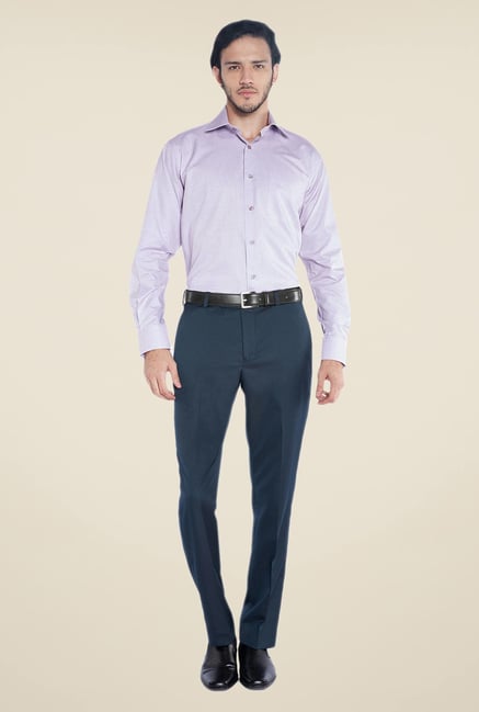 Raymond Purple Checks Shirt Raymond Purple Checks Shirt