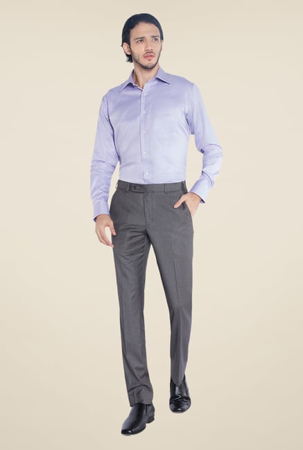 Raymond Blue Solid Shirt Raymond Blue Solid Shirt