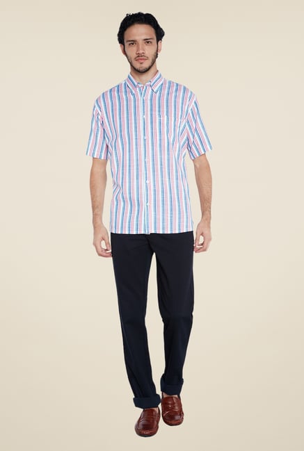 ColorPlus Blue Striped Shirt ColorPlus Blue Striped Shirt