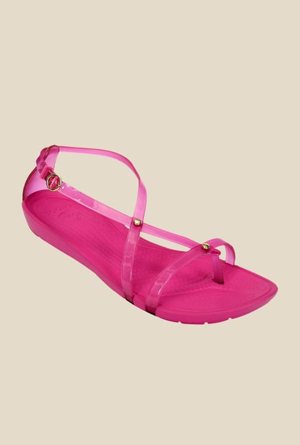 Crocs Really Sexi Fuchsia Cross Strap Sandals Crocs Really Sexi Fuchsia Cross Strap Sandals