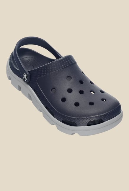 Crocs Duet Sport Navy & Light Grey Clogs Crocs Duet Sport Navy & Light Grey Clogs