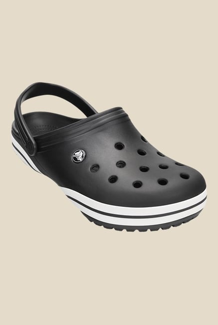 Crocs Crocband X Black & White Clogs Crocs Crocband X Black & White Clogs