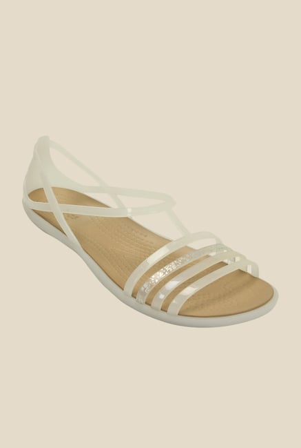 Crocs Isabella Oyster Slide Sandals Crocs Isabella Oyster Slide Sandals