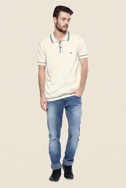 Turtle Beige Solid Polo T Shirt Turtle Beige Solid Polo T Shirt