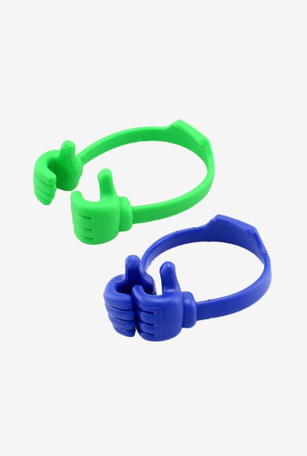 Dtech Thumb Shape Phone Stands (Blue/Green) Dtech Thumb Shape Phone Stands (Blue/Green)