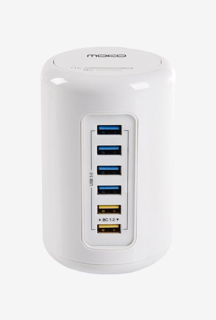 Moko 6Port HighSpeed USB 3.0 Hub (White) Moko 6Port HighSpeed USB 3.0 Hub (White)