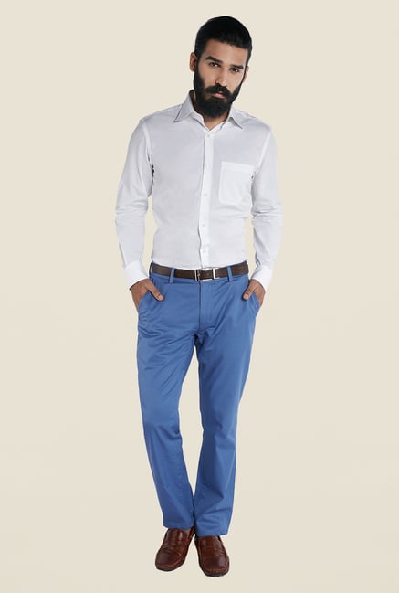 Raymond White Regular Fit Solid Shirt Raymond White Regular Fit Solid Shirt