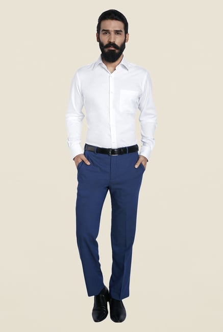 Raymond White Cotton Full Sleeve Shirt Raymond White Cotton Full Sleeve Shirt