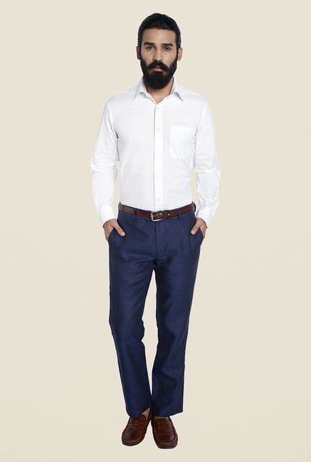Raymond White Printed Regular Shirt Raymond White Printed Regular Shirt