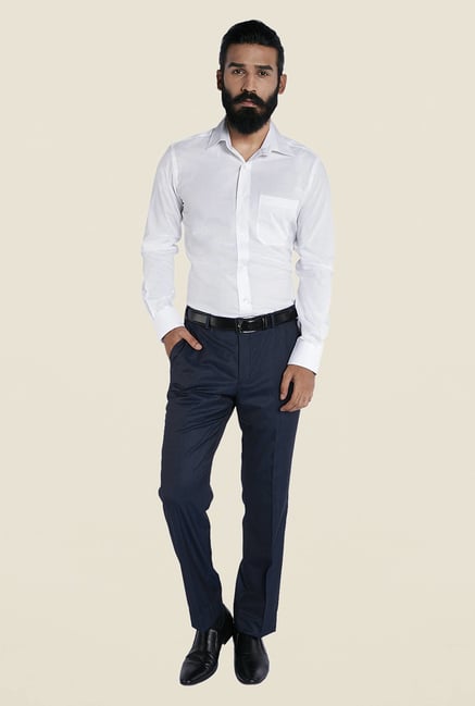 Raymond White Checks Formal Shirt Raymond White Checks Formal Shirt