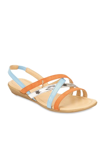 La Briza Orange Sling Back Sandals La Briza Orange Sling Back Sandals