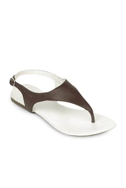 La Briza Brown Back Strap Sandals La Briza Brown Back Strap Sandals
