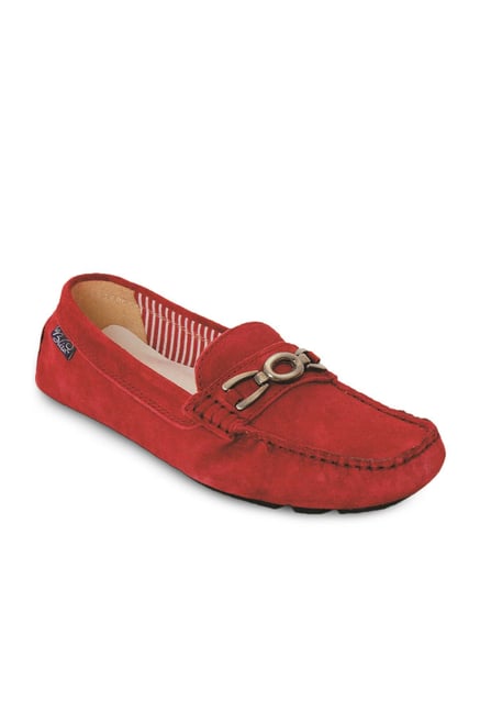 La Briza Red Casual Loafers La Briza Red Casual Loafers