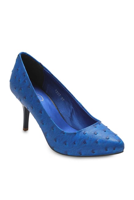 La Briza Blue Stiletto Heeled Pumps La Briza Blue Stiletto Heeled Pumps