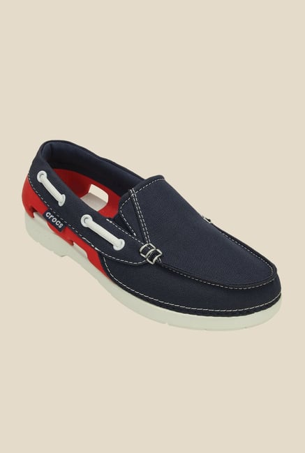 Crocs Beach Line Hybrid GS Navy & Red Casual Shoes Crocs Beach Line Hybrid GS Navy & Red Casual Shoes
