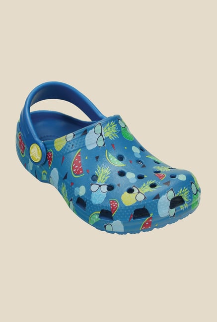 Crocs Classic Summer Fun Ultramarine Clogs Crocs Classic Summer Fun Ultramarine Clogs