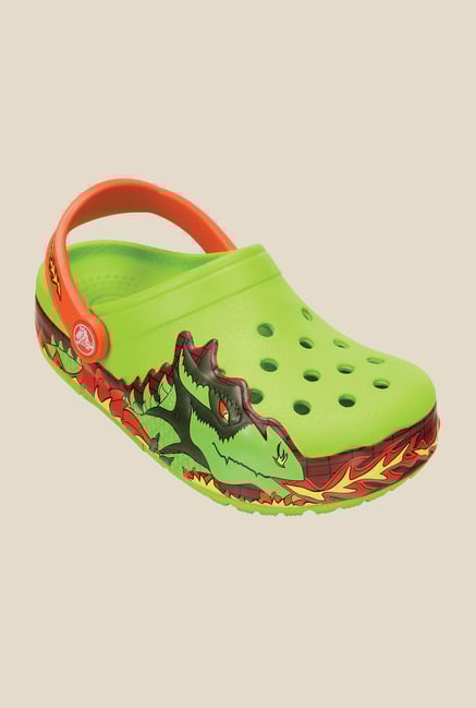 Crocs Fire Dragon Volt Green Clogs Crocs Fire Dragon Volt Green Clogs